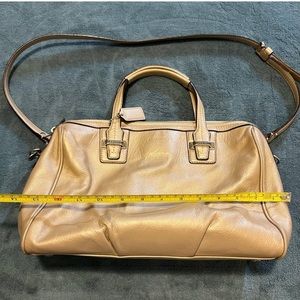 - Coach leather classic style satchel crossbody (L1)